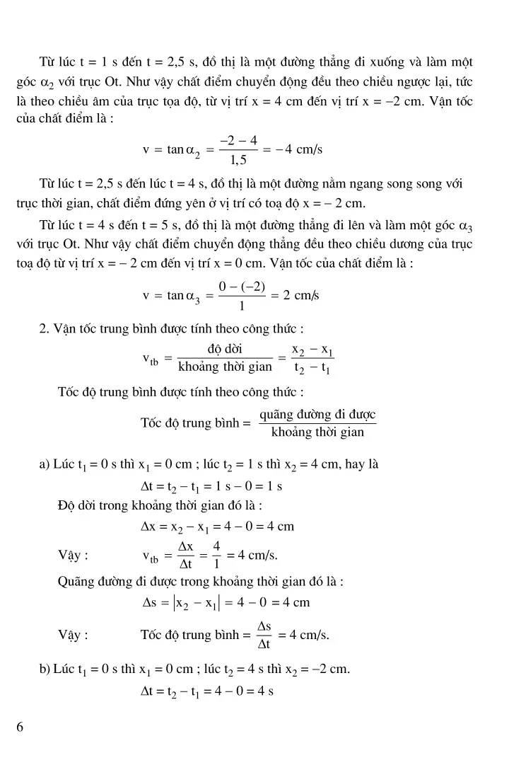 Chương 1: Động học chất điểm