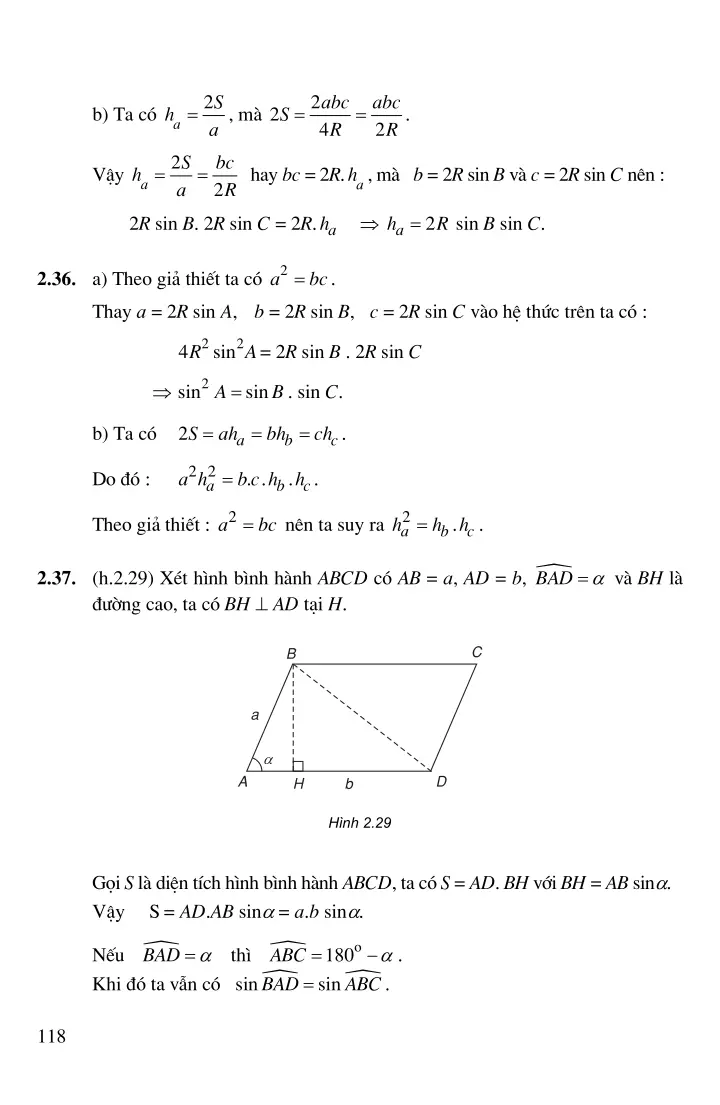 Bài 3: Các hệ thức lượng trong tam giác và giải tam giác