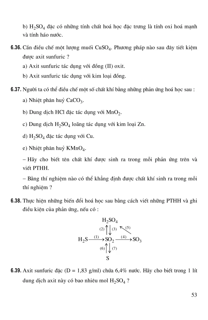 Bài 33: Axit sunfuric - Muối sunfat