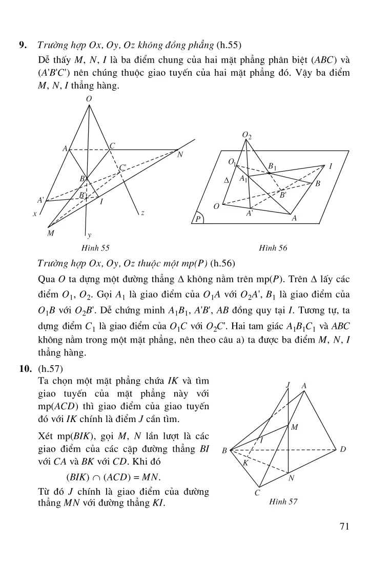 Bài 1: Đại cương về đường thẳng và mặt phẳng