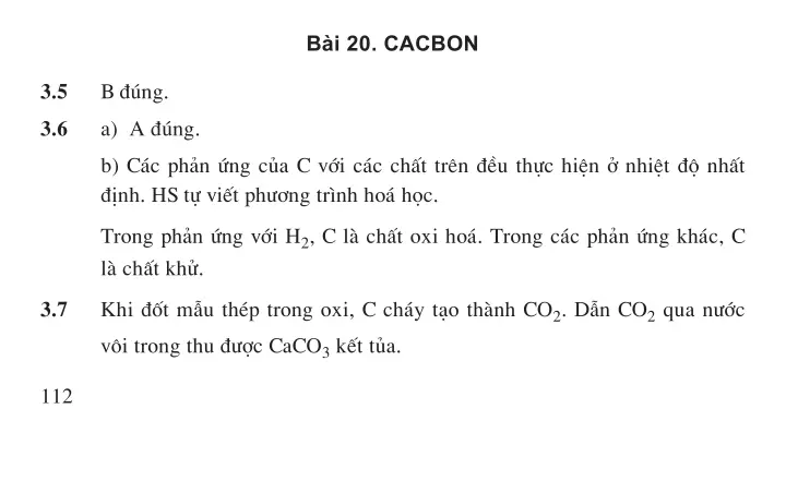 Bài 20: Cacbon