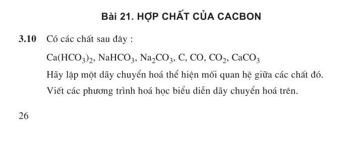 Bài 21: Hợp chất của cacbon