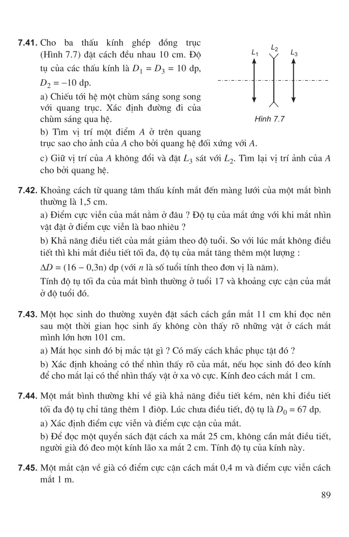 Chương 7: Mắt. Các dụng cụ quang