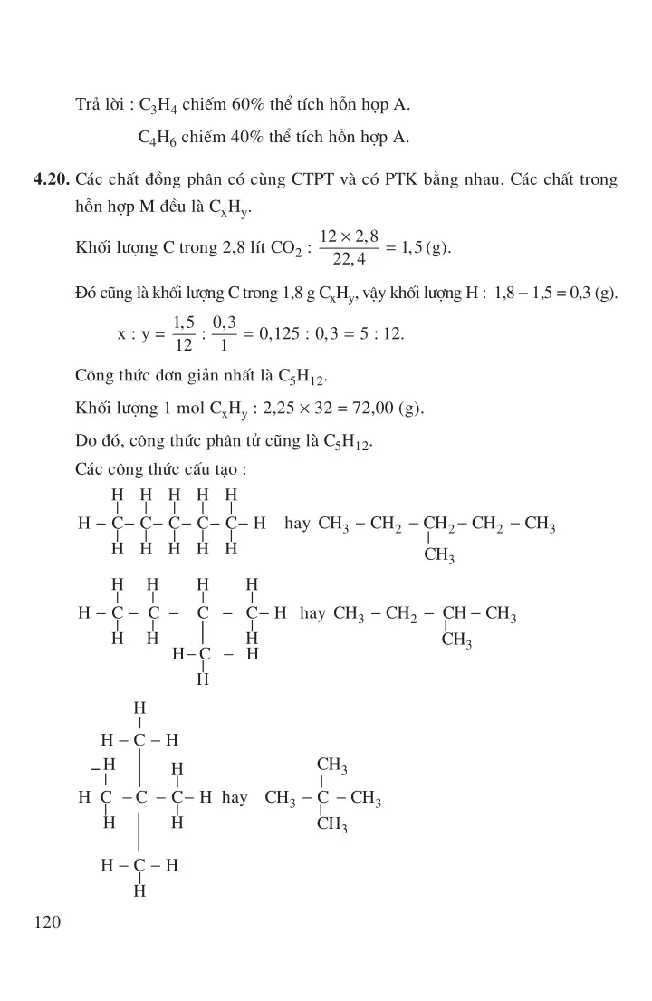 Bài 22: Cấu trúc phân tử hợp chất hữu cơ