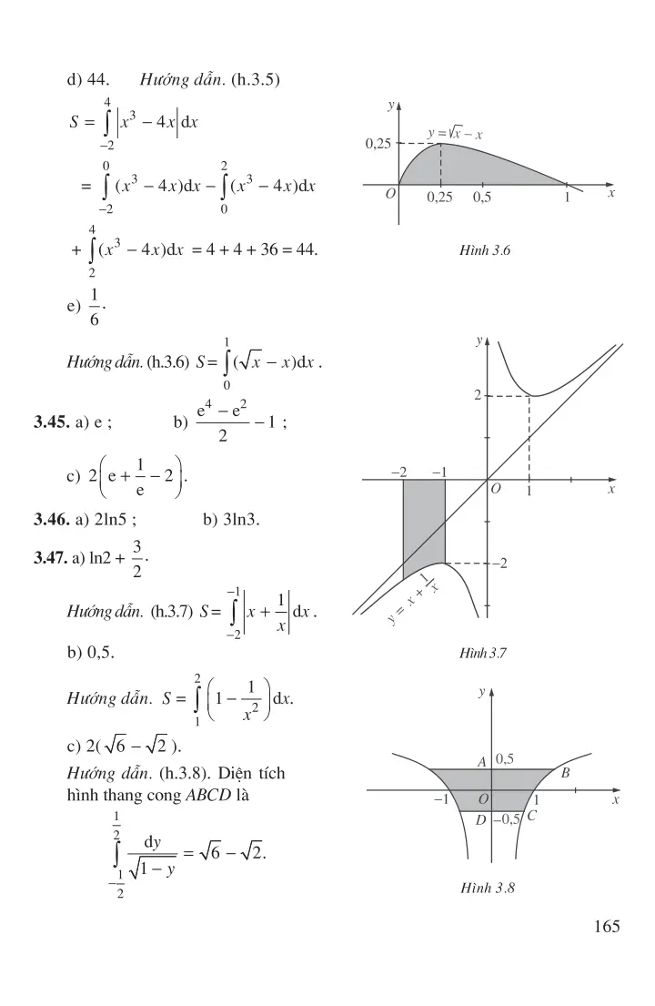 Bài 5-6: Ứng dụng tích phân để tính diện tích hình phẳng. Ứng dụng tích phân để tính thể tích vật thể