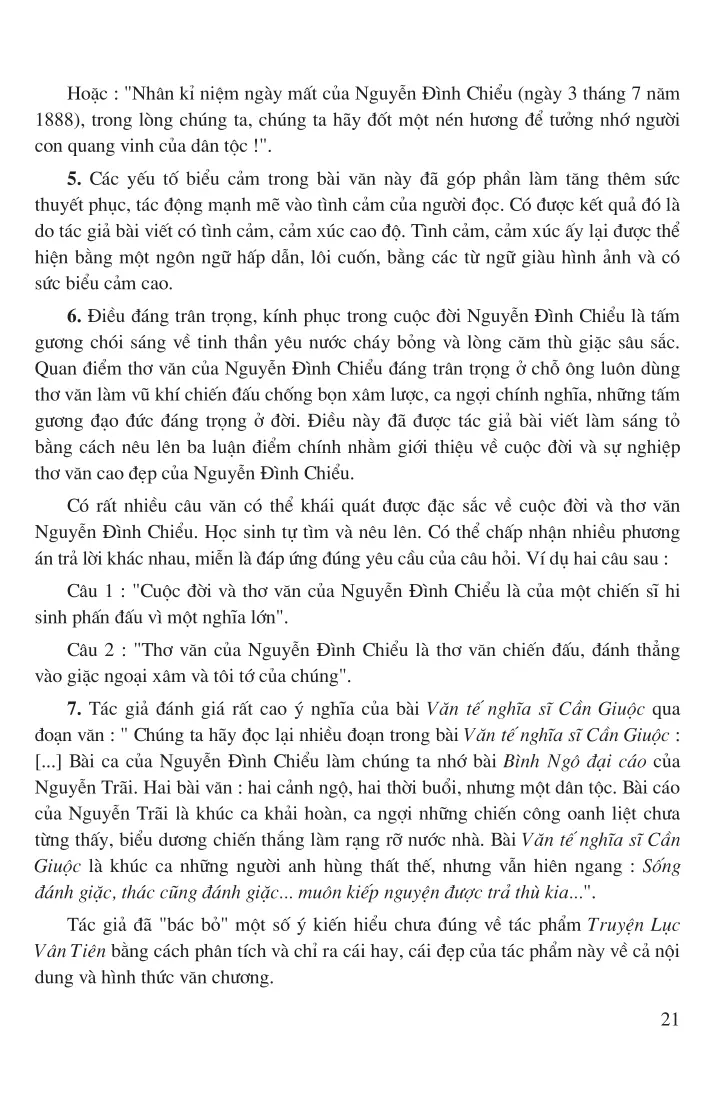 Nguyễn Đình Chiểu, ngôi sao sáng trong văn nghệ của dân tộc (Phạm Văn Đồng)