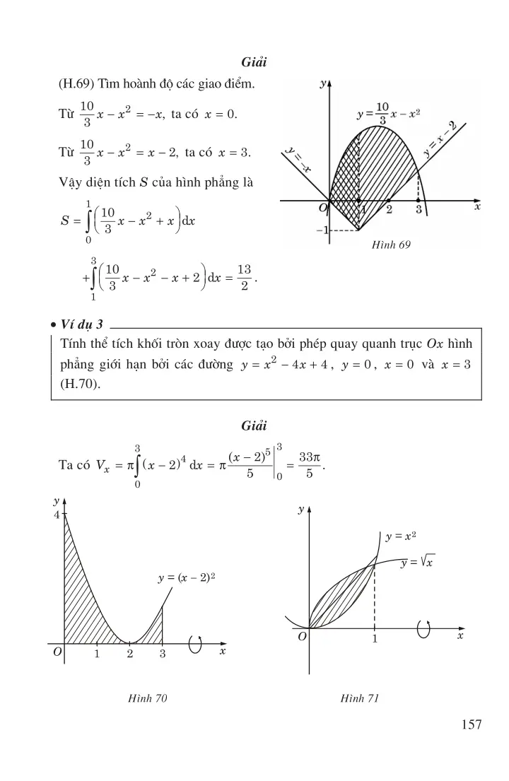Bài 3 : Ứng dụng của tích phân trong hình học