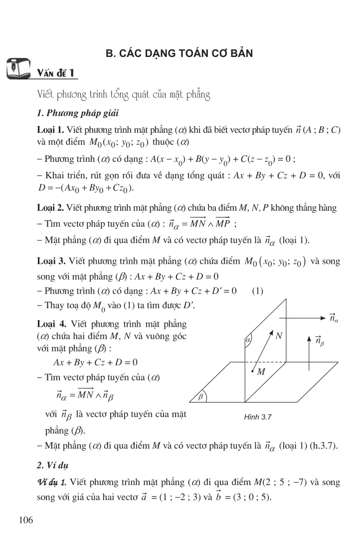 Bài 2 : Phương trình mặt phẳng