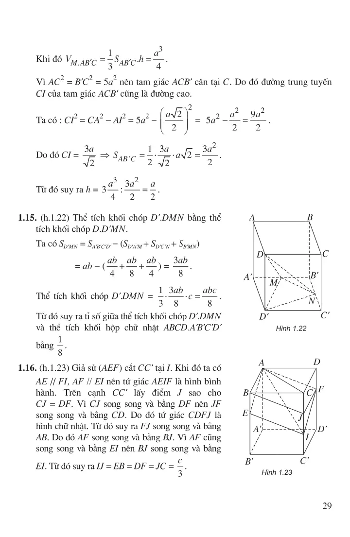 Bài 3: Khái niệm về thể tích của khối đa diện