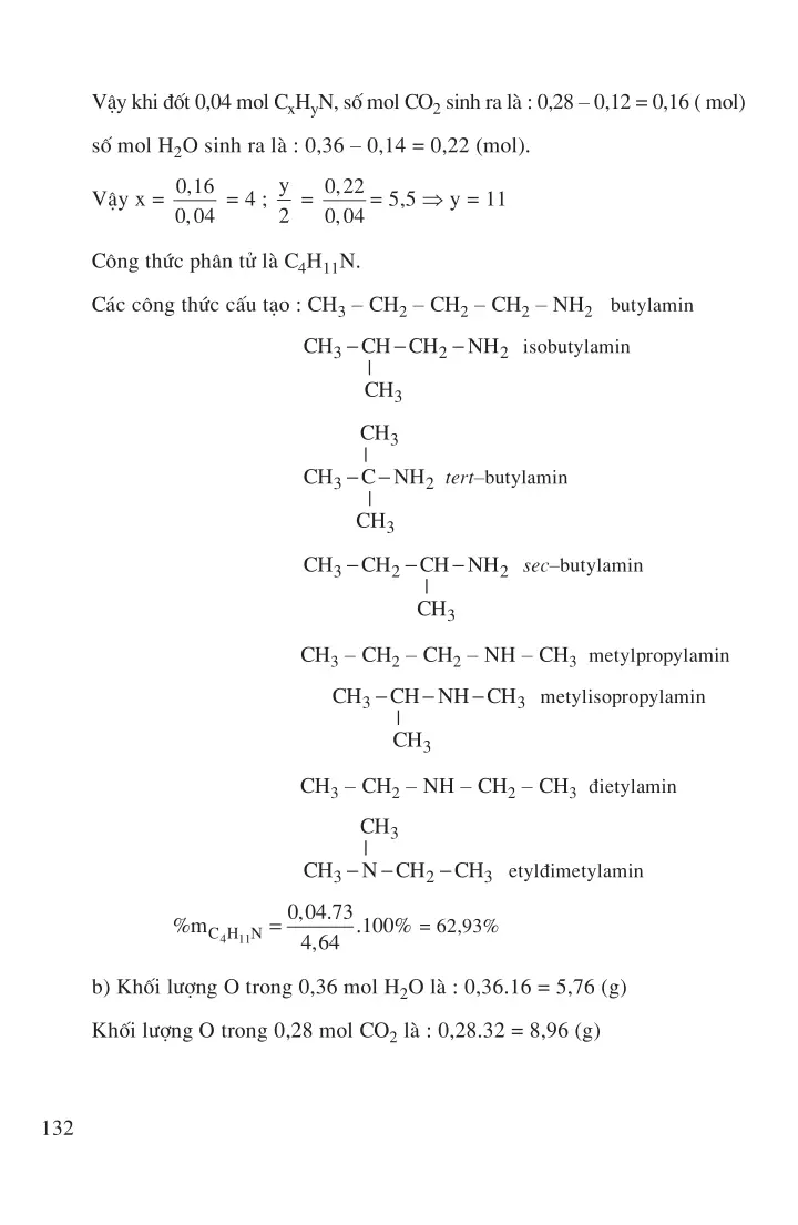 Bài 12: Luyện tập: Cấu tạo và tính chất của amin, amino axit và protein