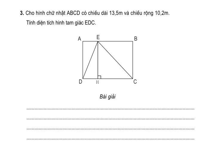 Bài 86: Diện tích hình tam giác