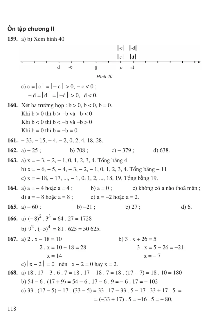 Ôn tập chương 2 Số học