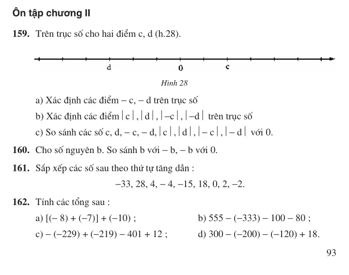 Ôn tập chương 2 Số học