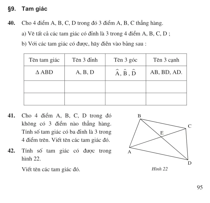 Bài 9: Tam giác