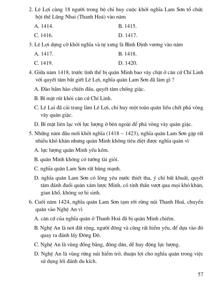 Bài 19: Cuộc khởi nghĩa Lam Sơn