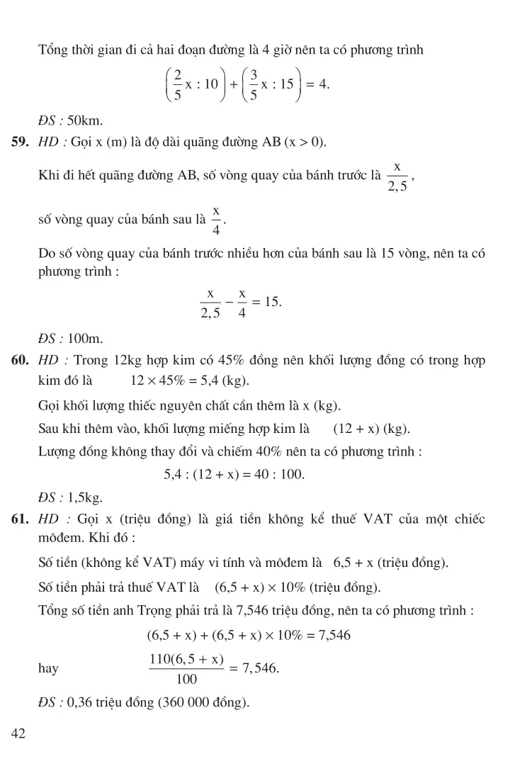 Bài 3: Phương trình đưa về dạng ax + b = 0