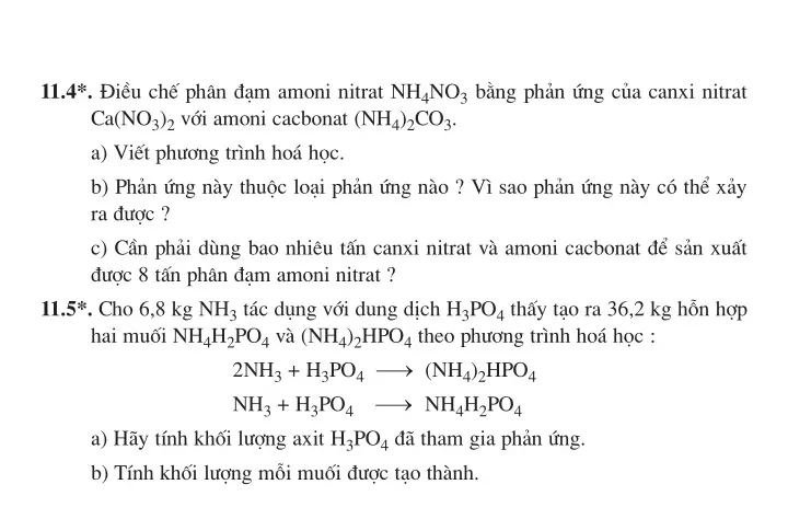 Bài 11: Phân bón hóa học