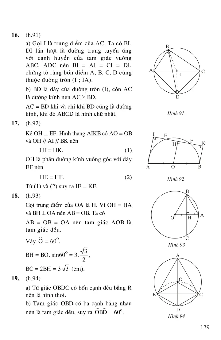 Bài 2: Đường kính và dây của đường tròn
