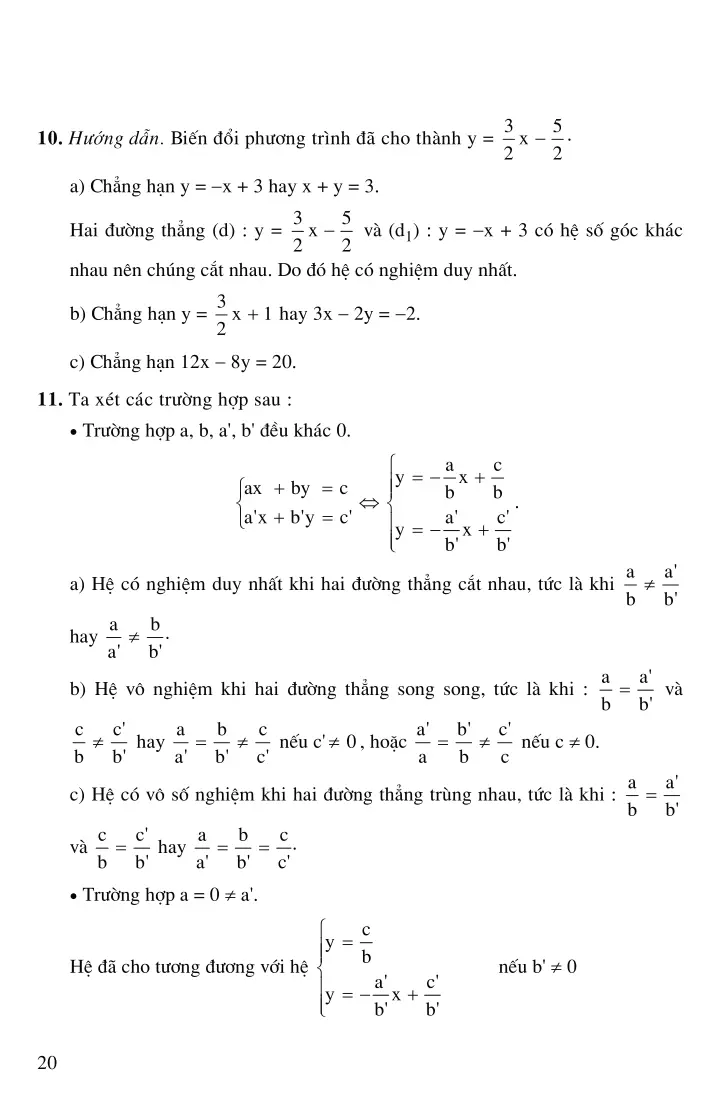 Bài 2: Hệ hai phương trình bậc nhất hai ẩn