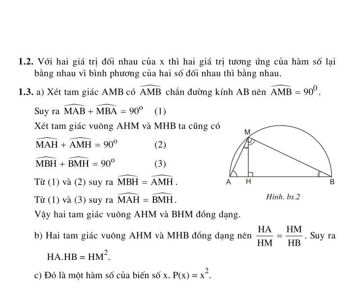 Bài 1: Hàm số y = ax (a ≠ 0)