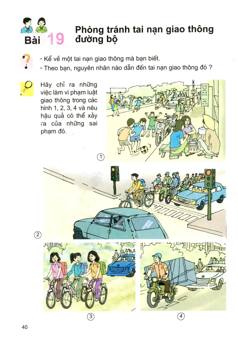 Bài 19: Phòng tránh tai nạn giao thông đường bộ