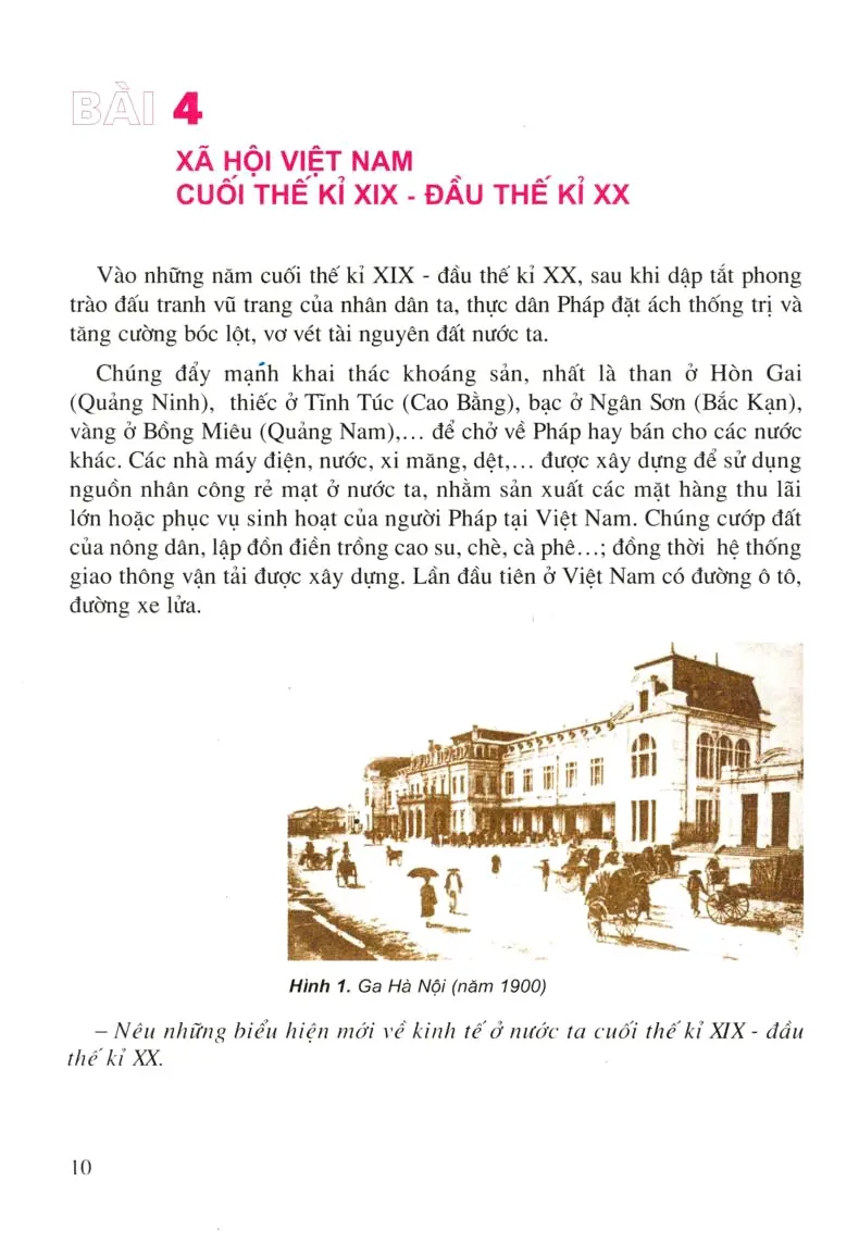 Bài 4: Xã hội Việt Nam cuối thế kỉ XIX – đầu thế kỉ XX