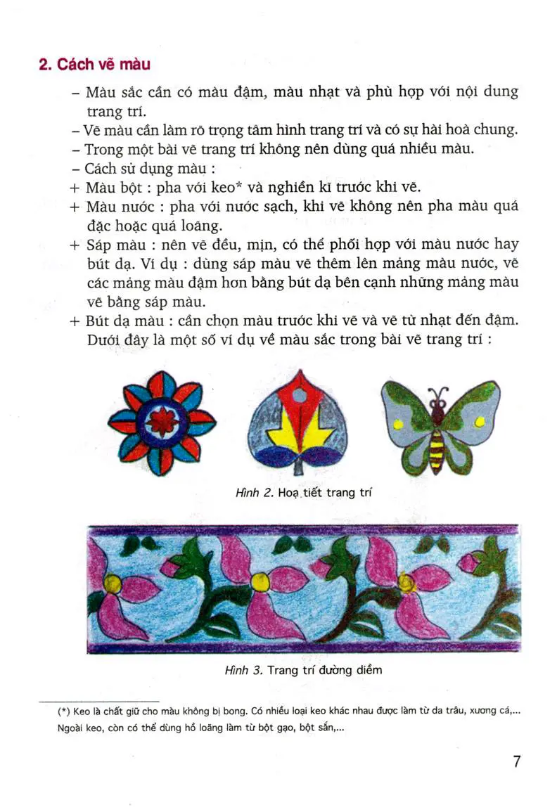 SGK Scan] ✓ Bài 2: Vẽ trang trí: Màu sắc trong trang trí - Sách ...