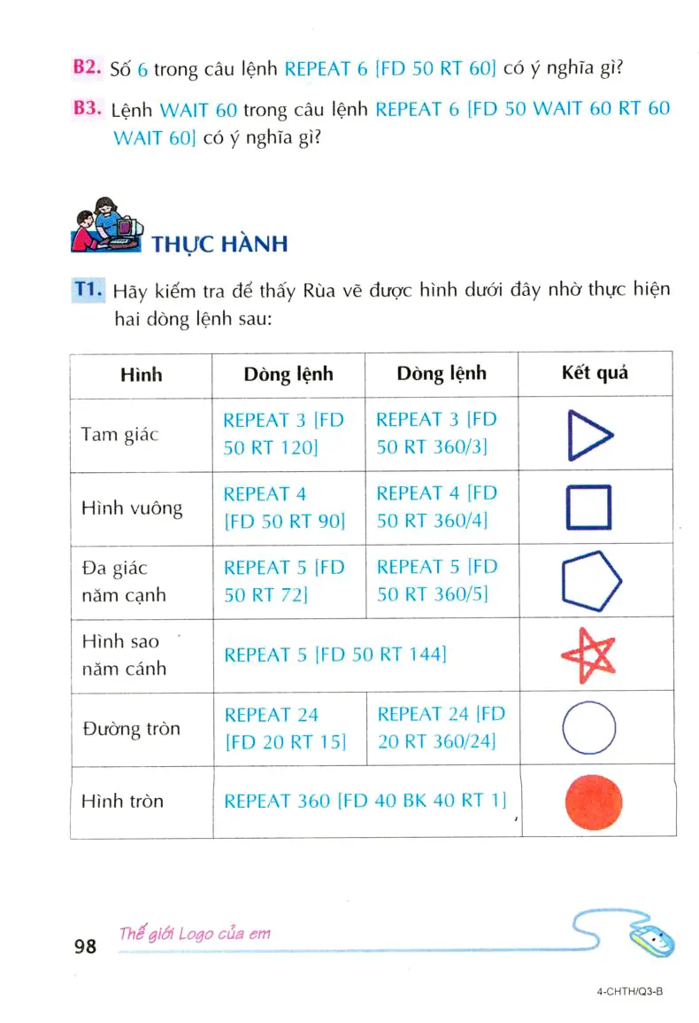 Bài 1: Tiếp tục với câu lệnh lặp