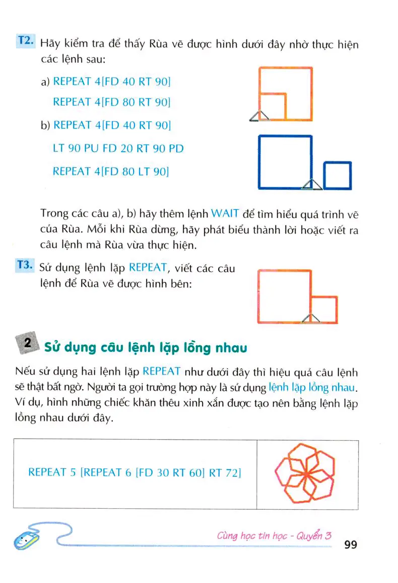 Bài 1: Tiếp tục với câu lệnh lặp