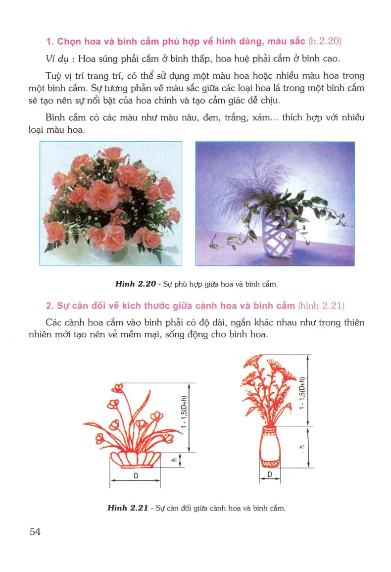 Bài 13: Cắm hoa trang trí