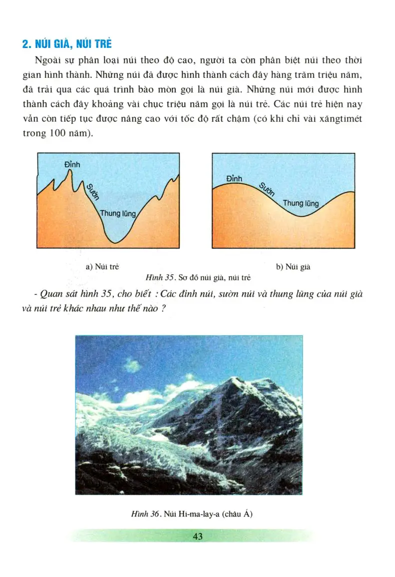 Bài 13: Địa hình bề mặt Trái Đất