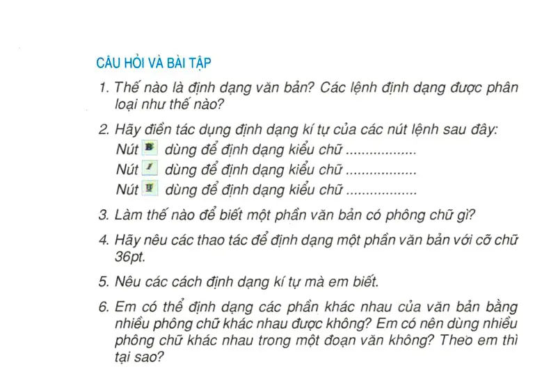 Bài 16: Định dạng văn bản