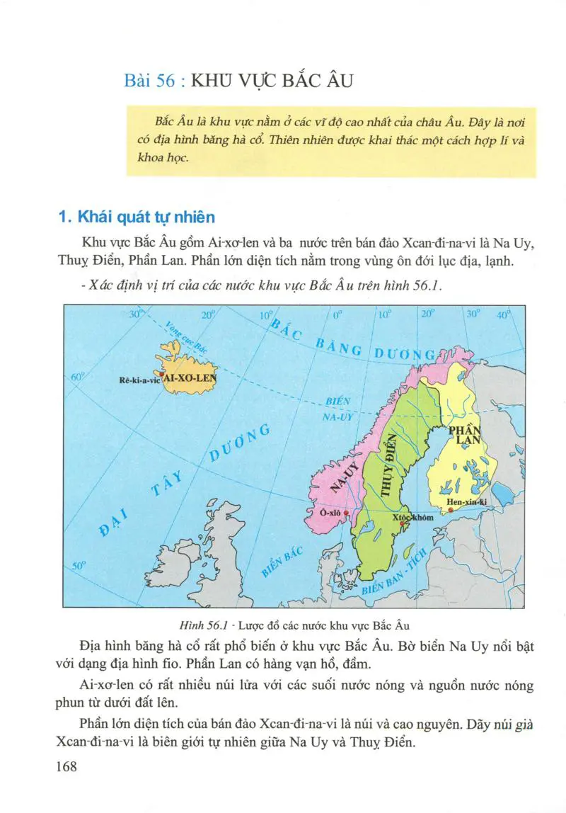 Bài 56: Khu vực Bắc Âu