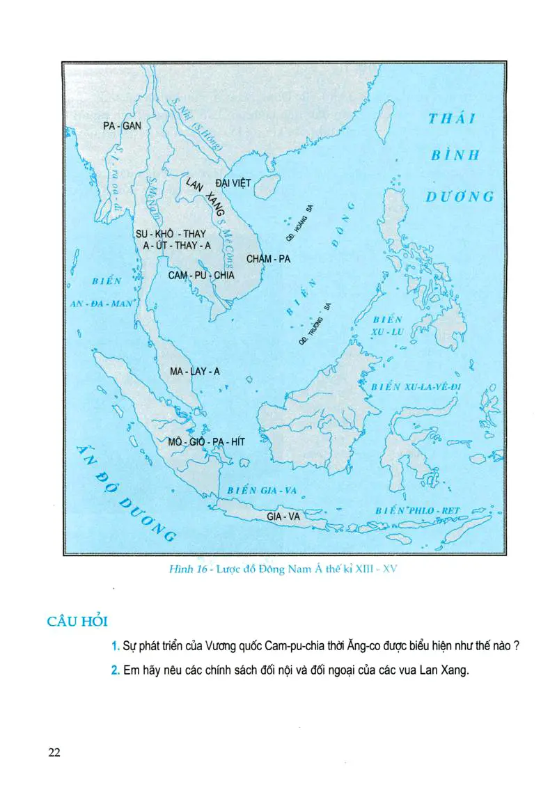 Bài 6: Các quốc gia phong kiến Đông Nam Á