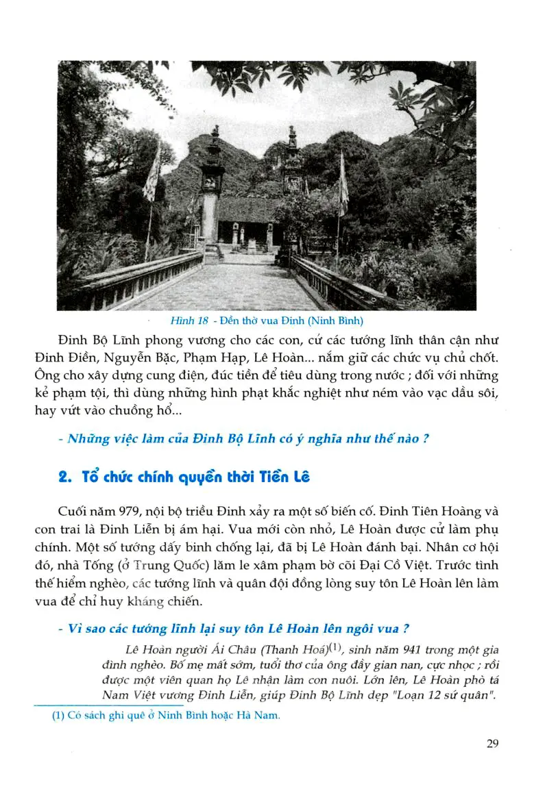Bài 9 phần 1: Nước Đại Cồ Việt thời Đinh - Tiền Lê