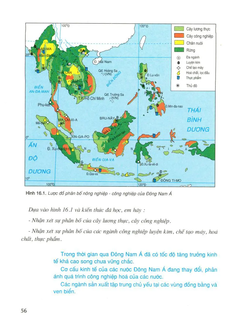 Bài 16: Đặc điểm kinh tế các nước Đông Nam Á