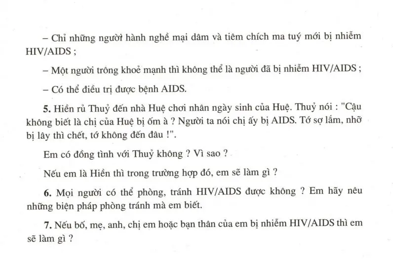 Bài 14: Phòng, chống nhiễm HIV/AIDS