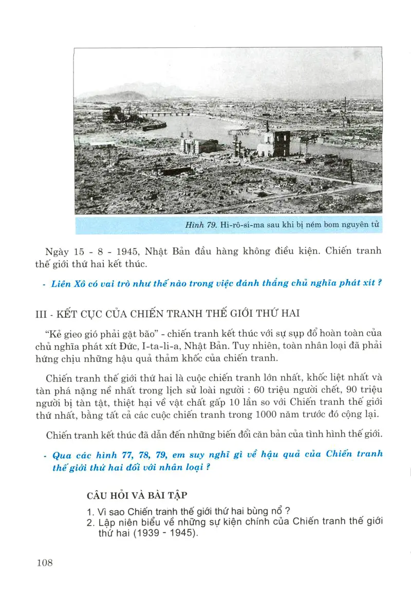 Bài 21: Chiến tranh thế giới thứ hai (1939 - 1945)