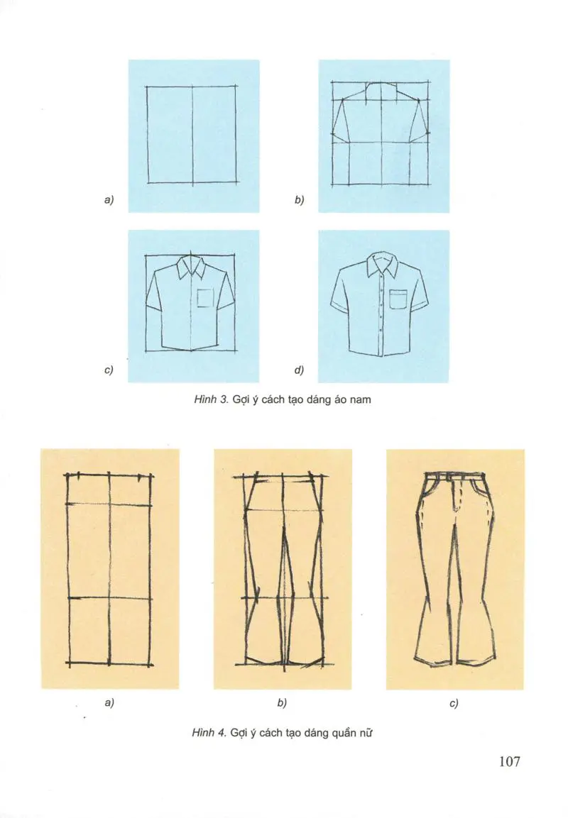 Tìm hiểu về Vẽ trang trí quần áo lớp 9 với nhiều kiểu dáng độc đáo