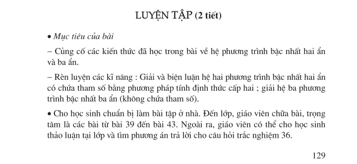 Luyện tập (2 tiết)