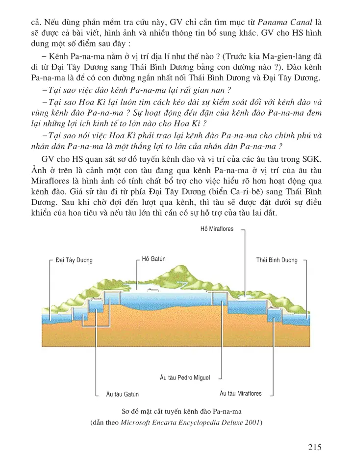 Bài 51. Thực hành : Viết báo cáo ngắn về kênh đào Xuy-ê và kênh đào Pa-na-ma