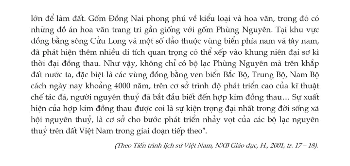 Bài 22 Việt Nam cuối thời nguyên thuỷ (1 tiết)