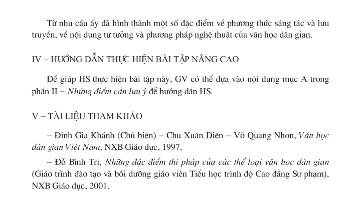 Khái quát văn học dân gian Việt Nam