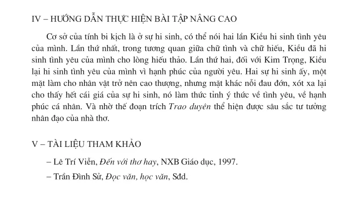 Trao duyên (Trích Truyện Kiều Nguyễn Du)