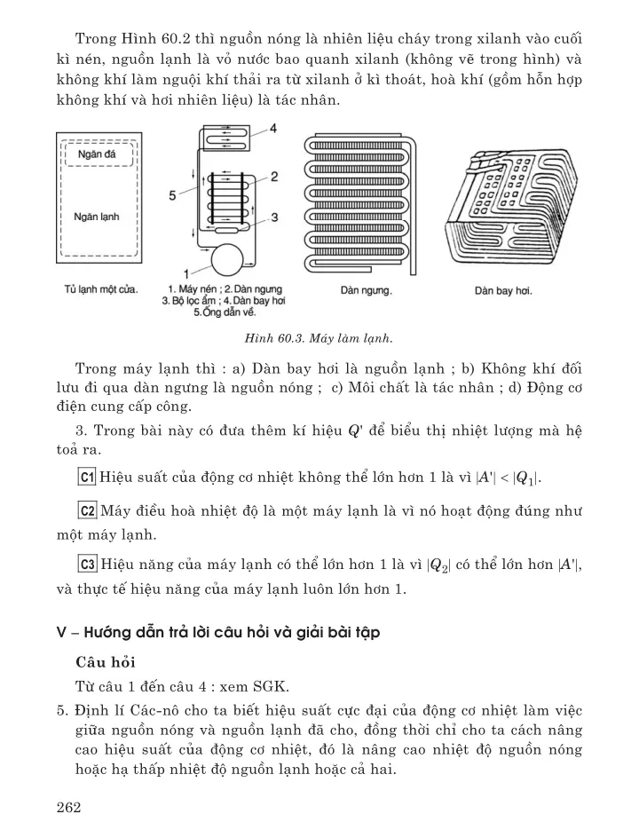 60. Nguyên tắc hoạt động của động cơ nhiệt và máy lạnh Nguyên lí II NĐLH (2 tiết)