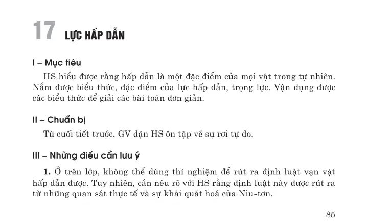 17. Lực hấp dẫn