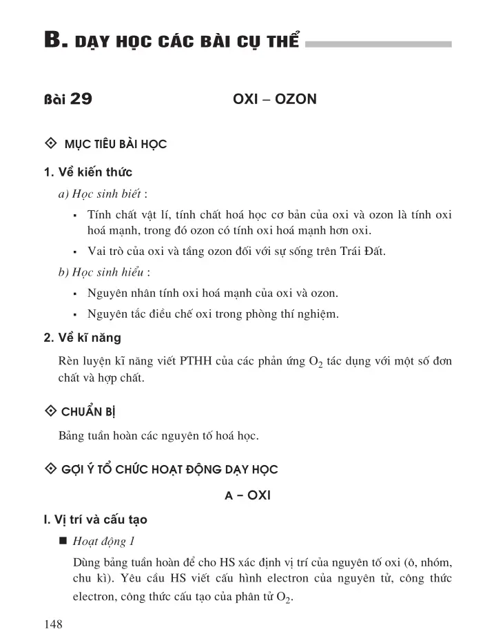 Bài 29 Oxi - Ozon