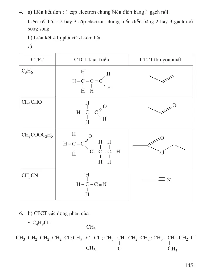 Bài 30: Cấu trúc phân tử hợp chất hữu cơ