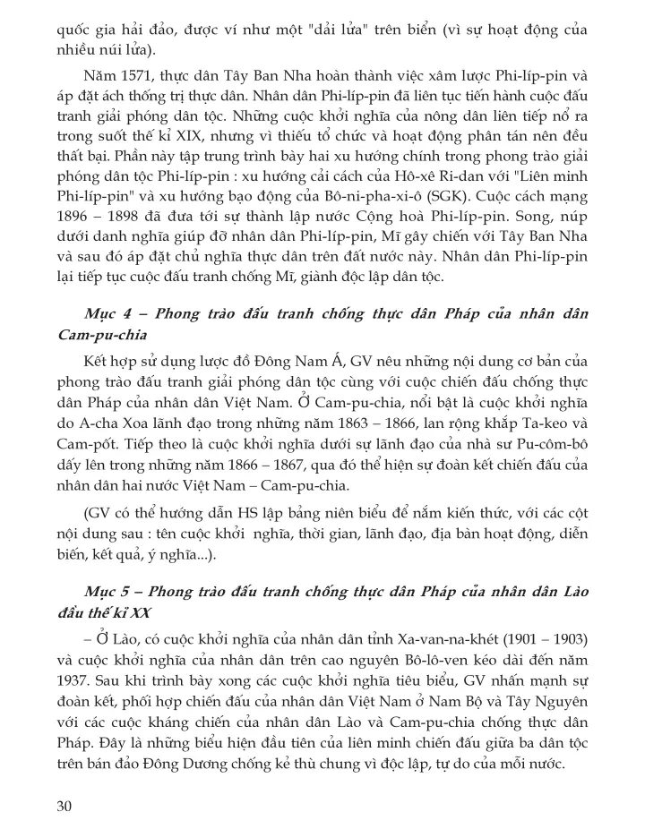 Bài 4. Các nước Đông Nam Á (Cuối thế kỉ XIX - đầu thế kỉ XX)