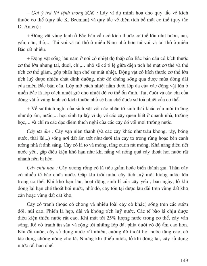 Bài 35. Môi trường sống và các nhân tố sinh thái